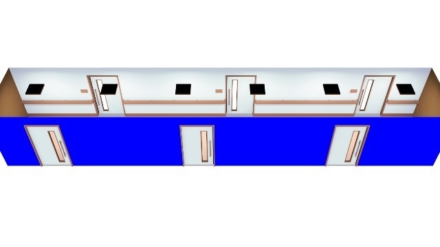 【MMD】病院の廊下1【MMDステージ】