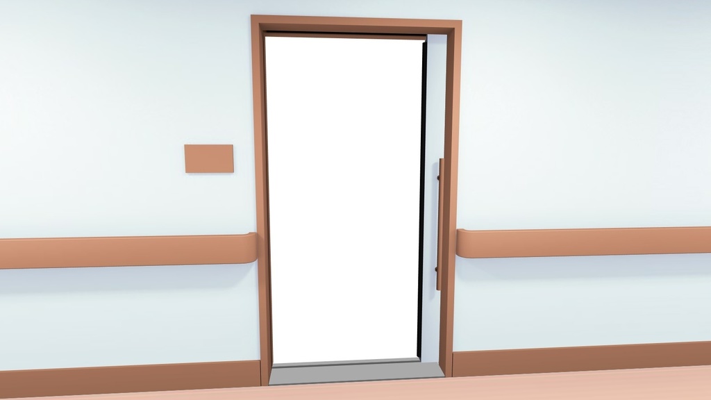 【MMD】病院の廊下1【MMDステージ】