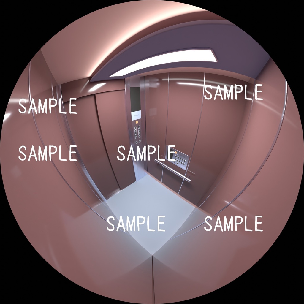 【背景イラスト集】エレベーターA【フリー素材】