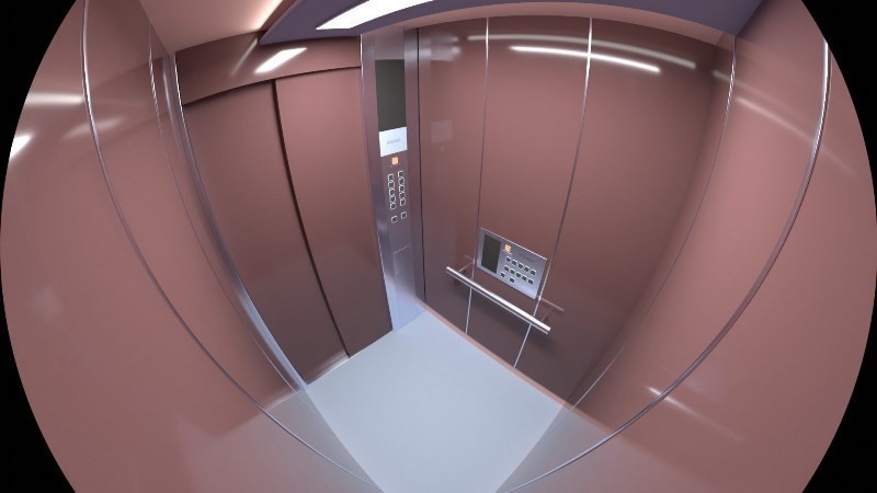 【3Dモデル】エレベーター(blender4.00・Cycleレンダー)