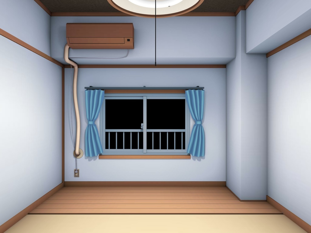 【MMD】和室A（照明点灯）【MMDステージ】
