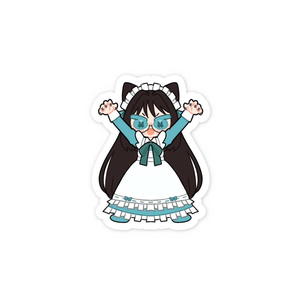 威嚇ステッカー