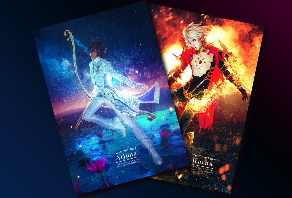 ＦＧＯ　アルジュナ＆カルナ　ポストカードセット