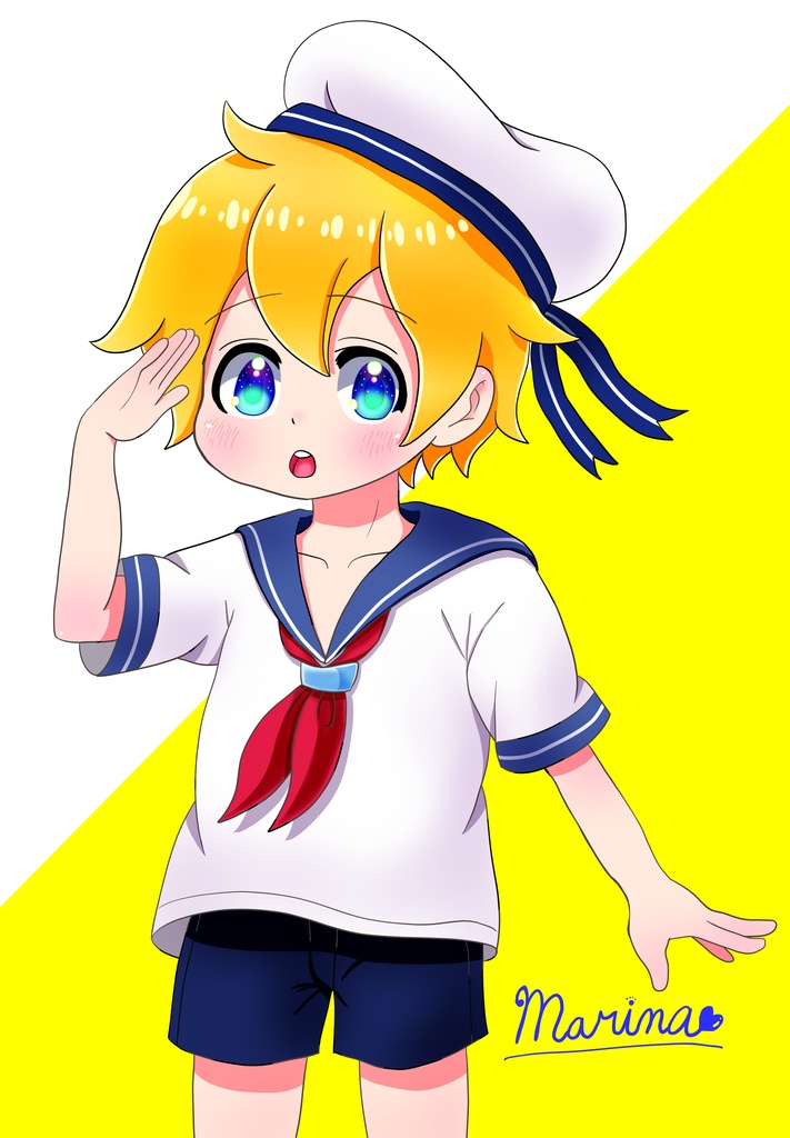 金髪水兵少年トートバック