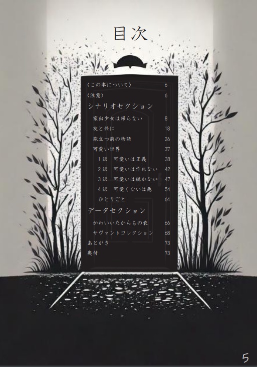 【永い後日談のネクロニカシナリオ集】「親愛なるかわいいあなたへ」【シナリオ4本&立ち絵データつき】【配信・動画化OK!】