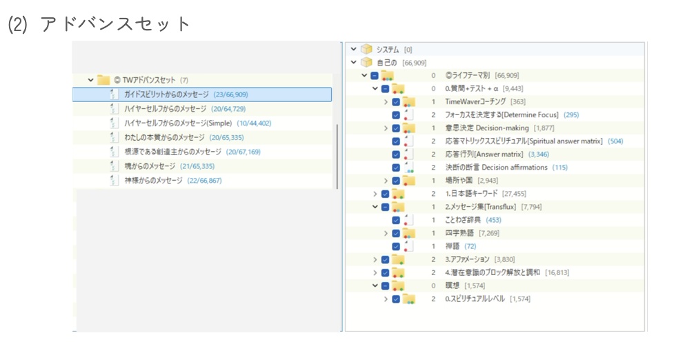 TimeWaverオンライン動画講座使用★データベース一式セットVer1.1