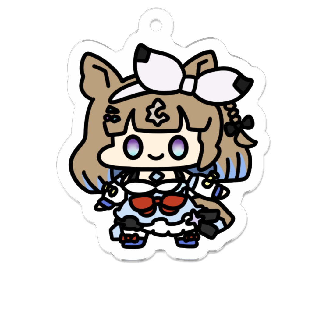 【非公式】ウマ娘‐アーモンドアイ‐アクリルキーホルダー