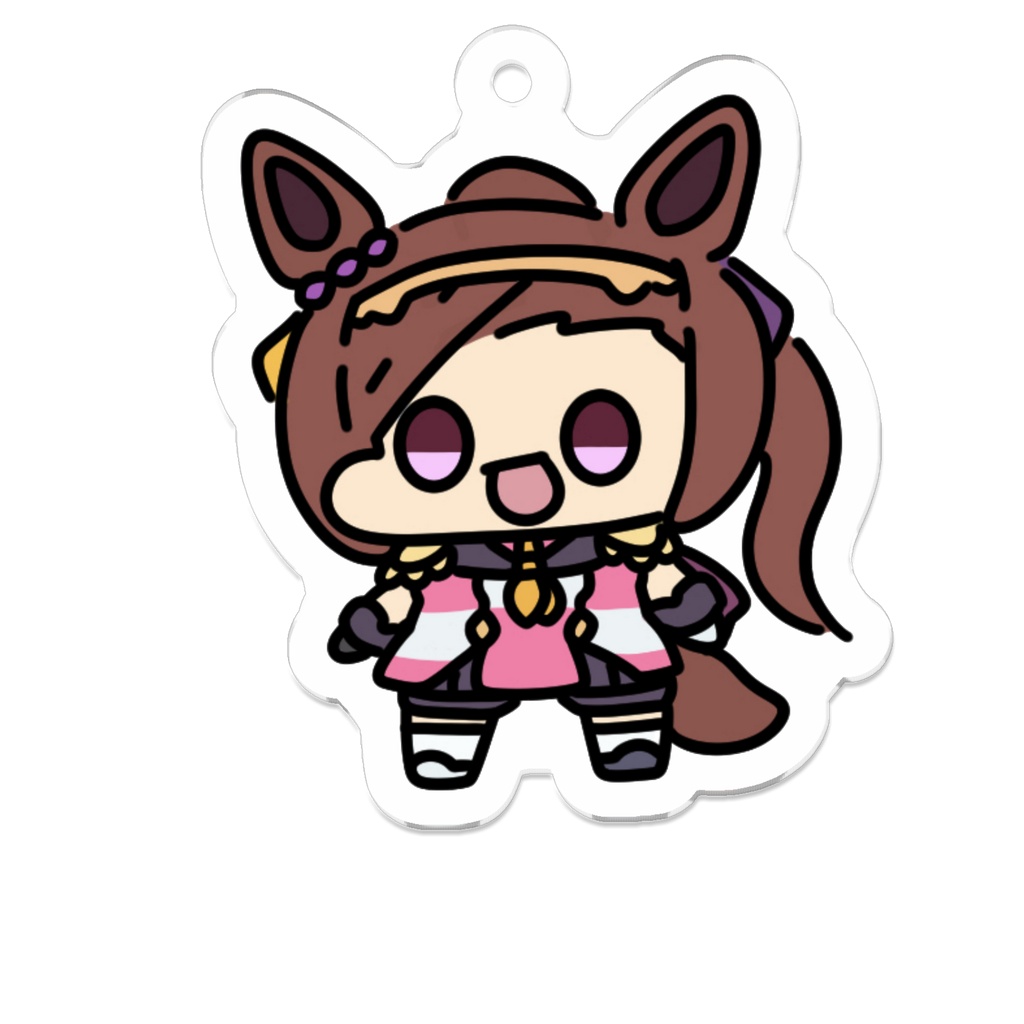 【非公式】ウマ娘‐サクラバクシンオー‐アクリルキーホルダー