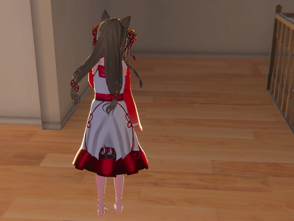 巫女 覡 男女兼用 3Ⅾモデル