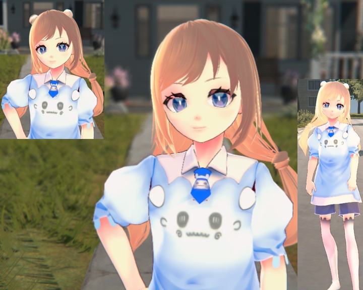 3Ｄモデル★VRM形式★うぱちゃんシリーズ　最新版