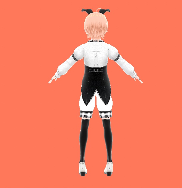 うさぎさんしつじ　VRM　３D - teoteome - 4/4
