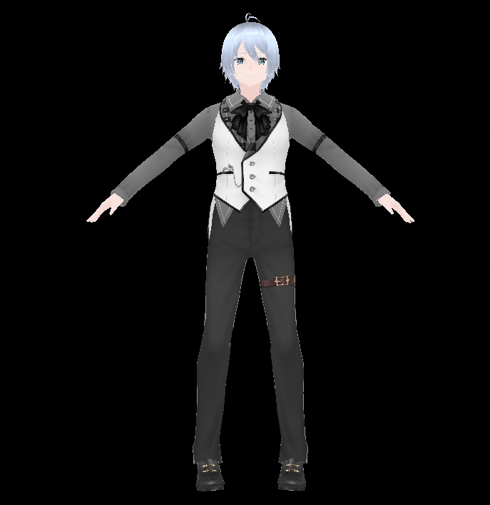 ノーア君青年モデル 3Ⅾ・VRM形式【free/無料】