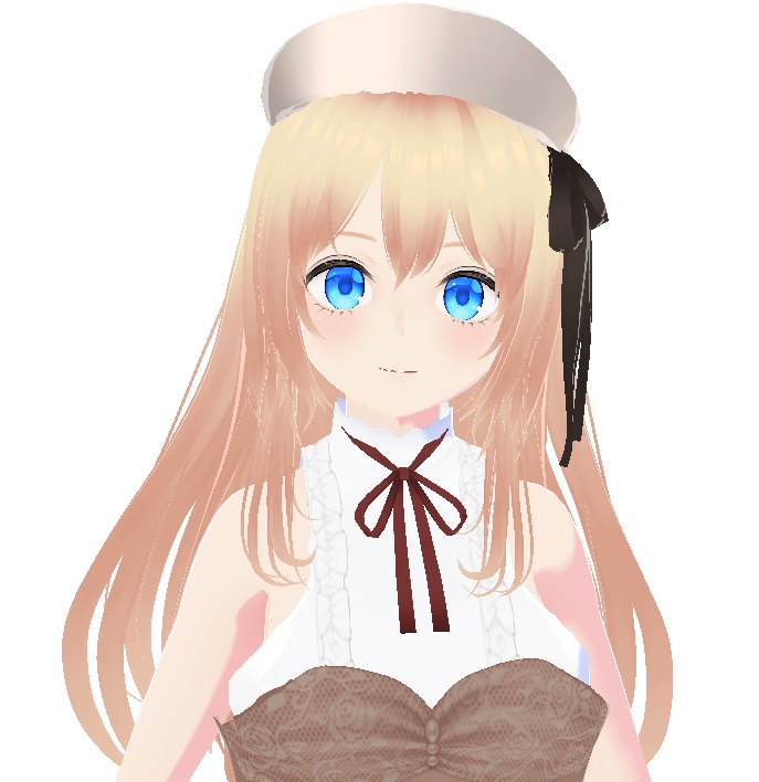 /夏向けおねえさん/　/　VRM　/　3d　/　free　/