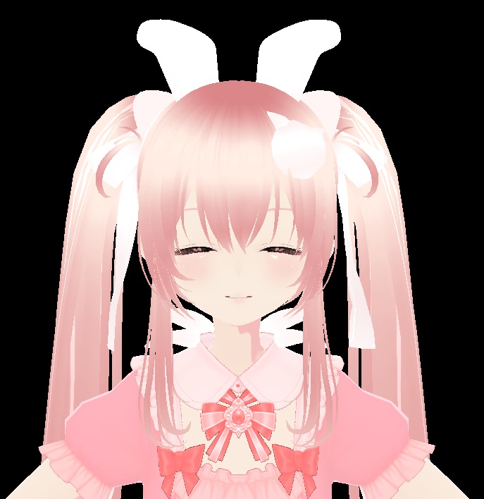 VRMピンク魔法少女 改変用vroidファイル付き