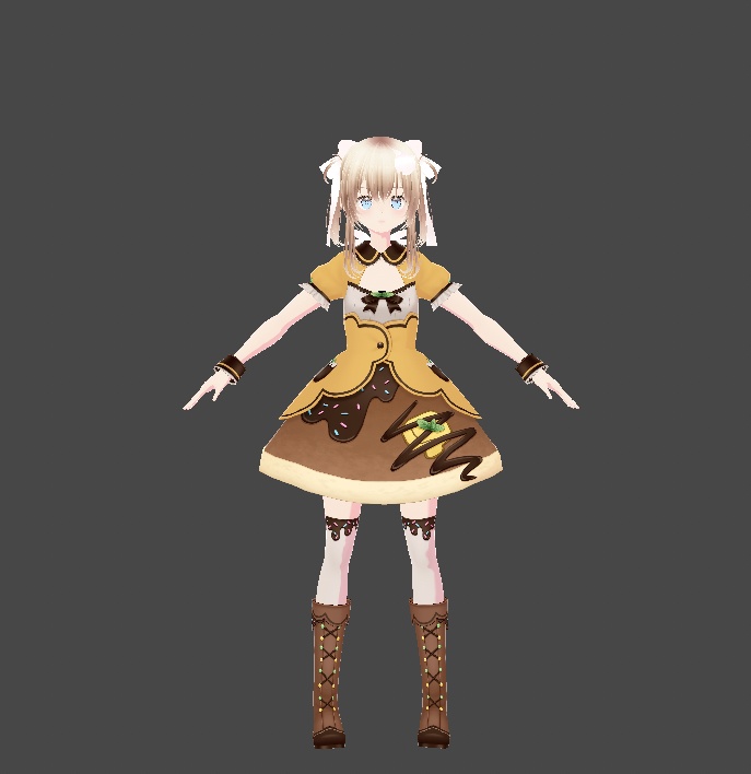 VRMピンク魔法少女　改変用vroidファイル付き - teoteome - 10/10