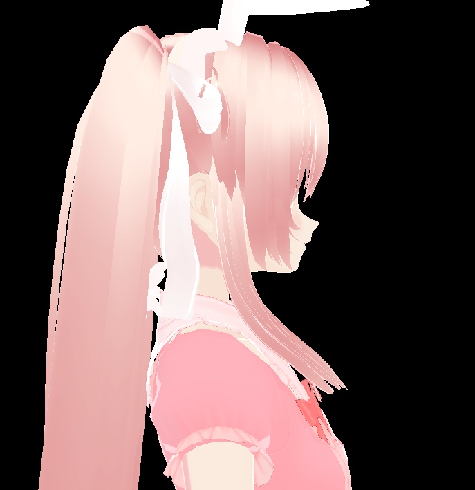 VRMピンク魔法少女 改変用vroidファイル付き