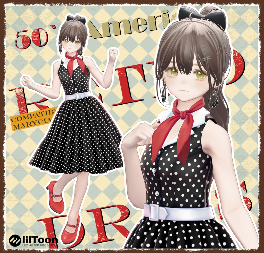  レトロワンピース　