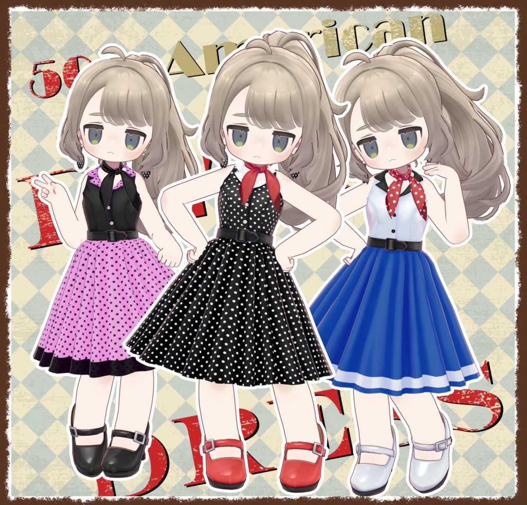 レトロワンピース