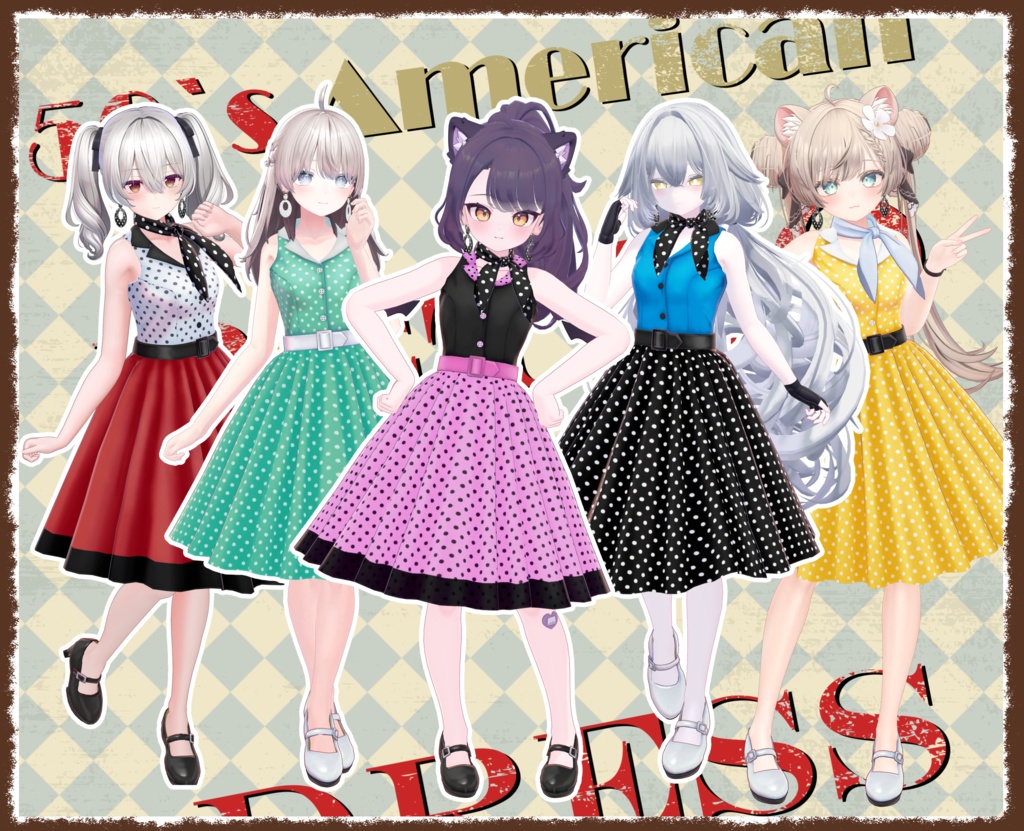 レトロワンピース