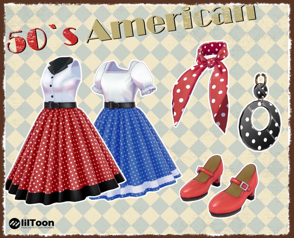 レトロワンピース