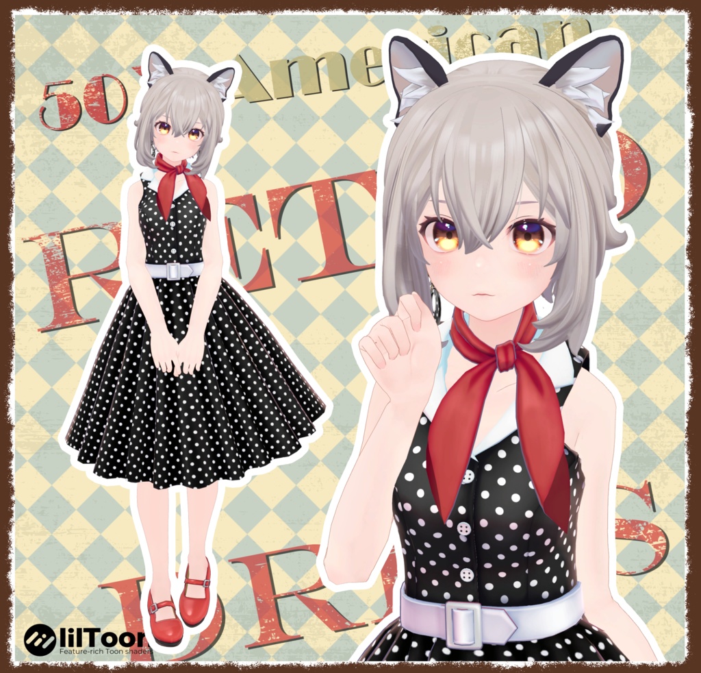 レトロワンピース