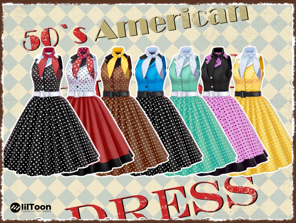 レトロワンピース