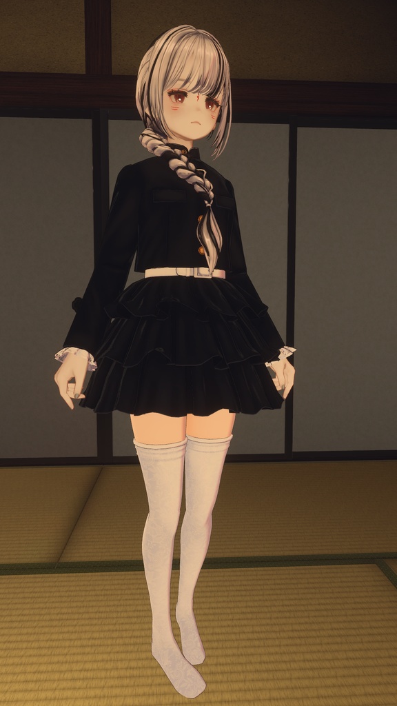 学蘭フリル~月花麗仁~(三つ編みヘアーつき)