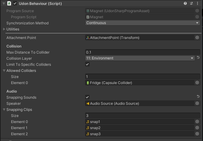 VRChat UdonSharp Magnet 1.2.2