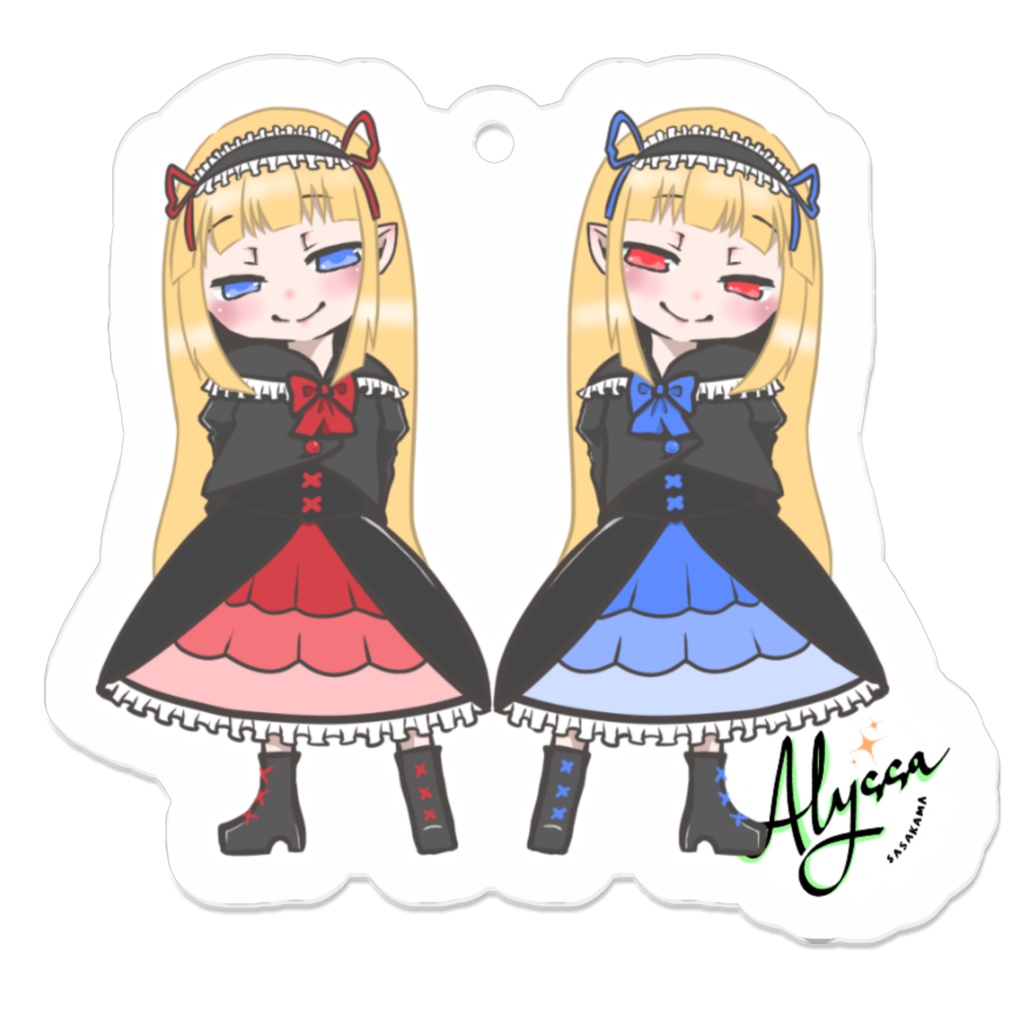 双子アクキー