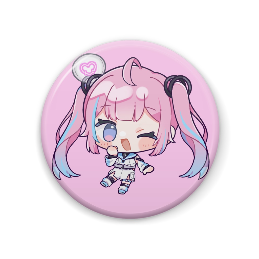 💡破茶メルル🪐　初配信記念　缶バッジ