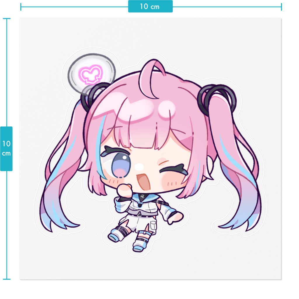 💡破茶メルル🪐 初配信記念 ステッカー