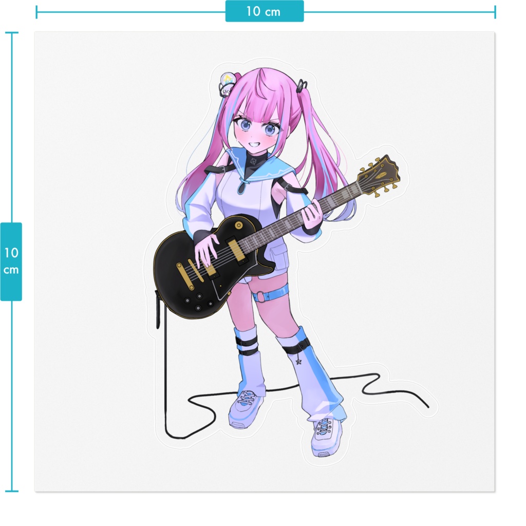 💡破茶メルル🪐 初歌ってみた記念 ステッカー