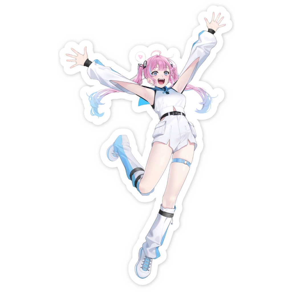 💡破茶メルル🪐 キービジュアル スマホステッカー