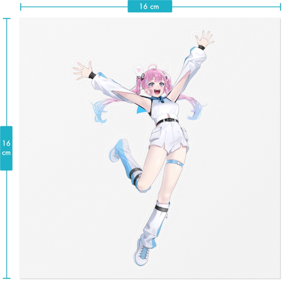 💡破茶メルル🪐 キービジュアル クリアステッカー