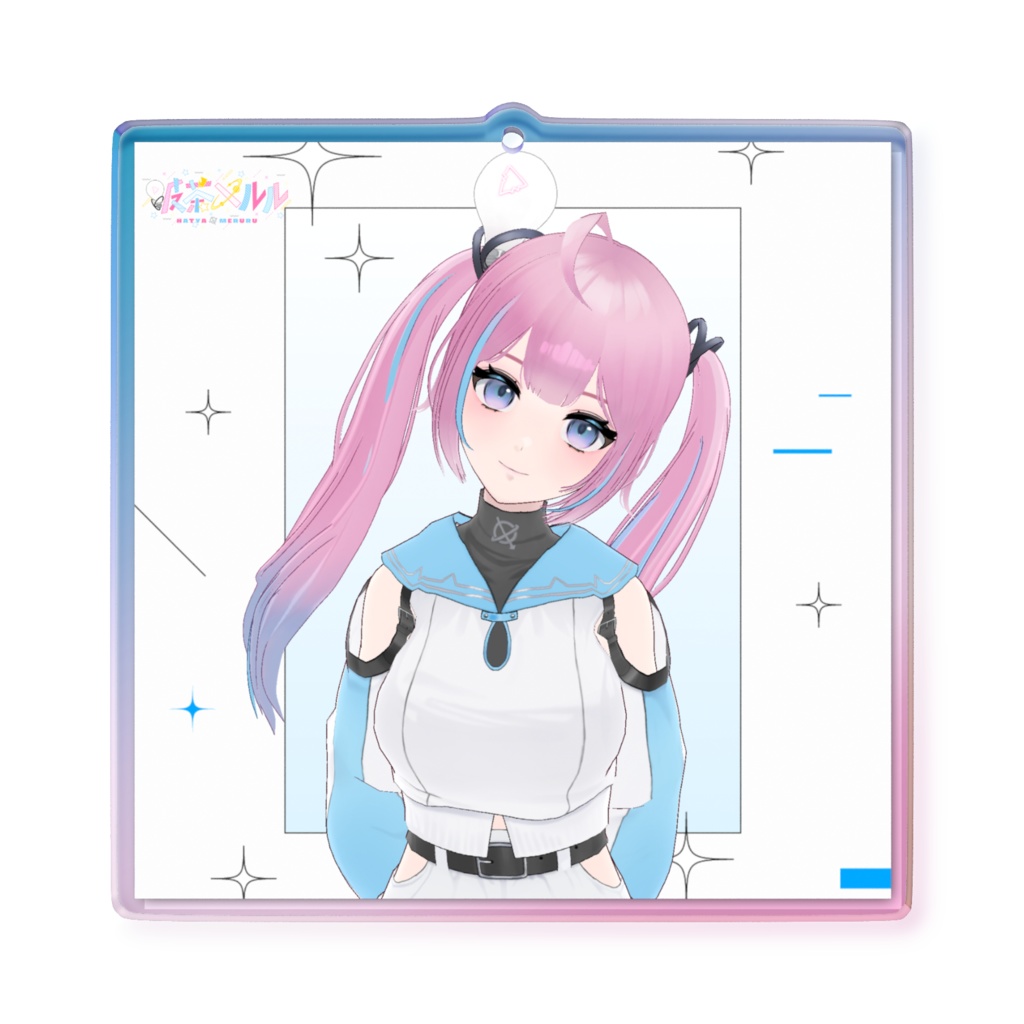 祝1周年記念💡破茶メルル🪐オーロラアクリルキーホルダー