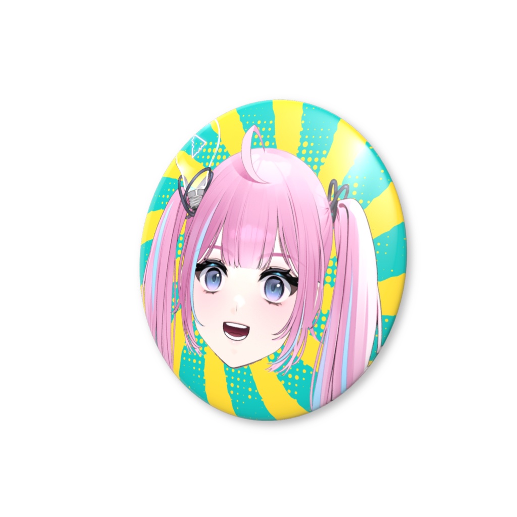 祝1周年記念💡破茶メルル🪐缶バッジ