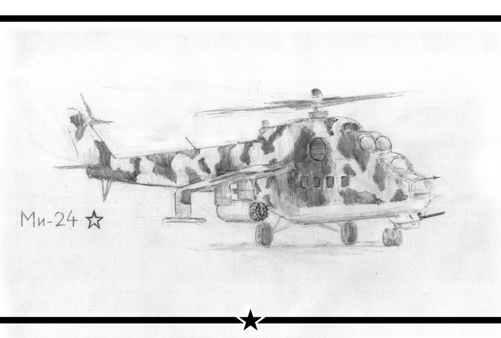 POSTCARD-014_"Mi-24"