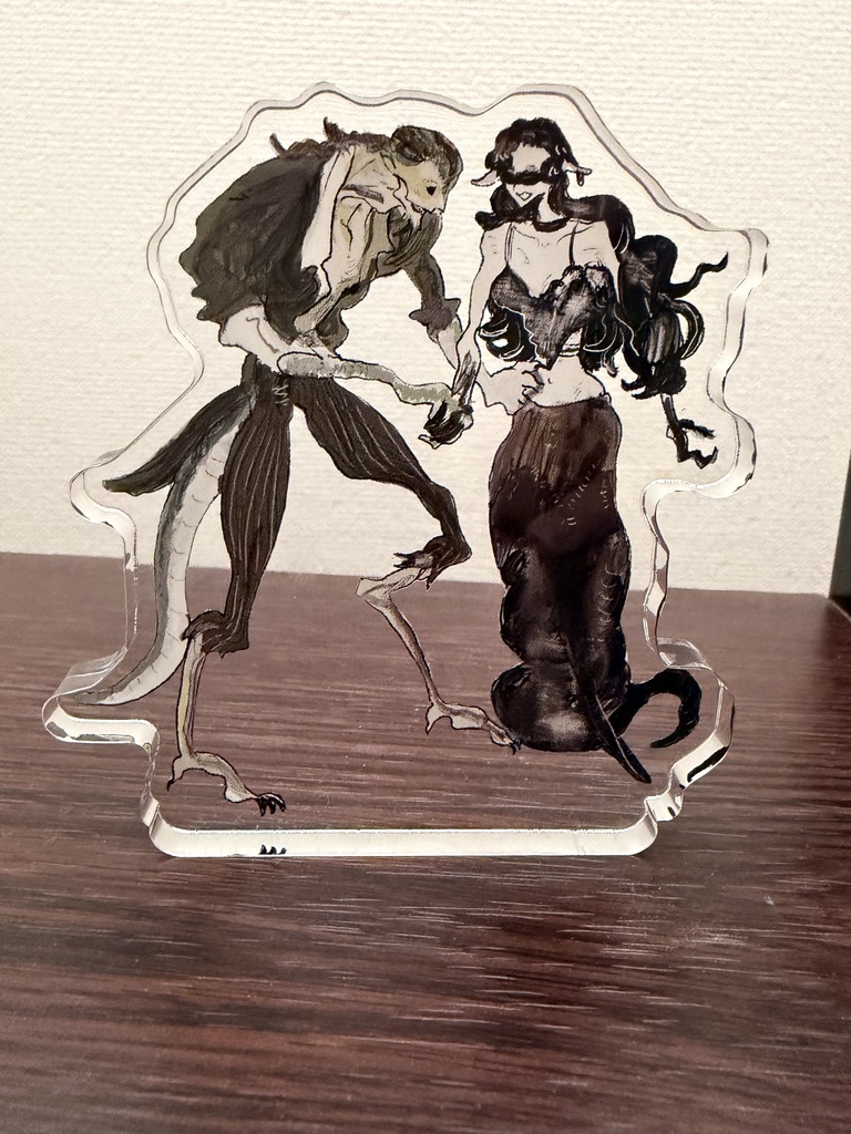 【魔トカゲ＆夢の魔女】自立アクリルスタンド