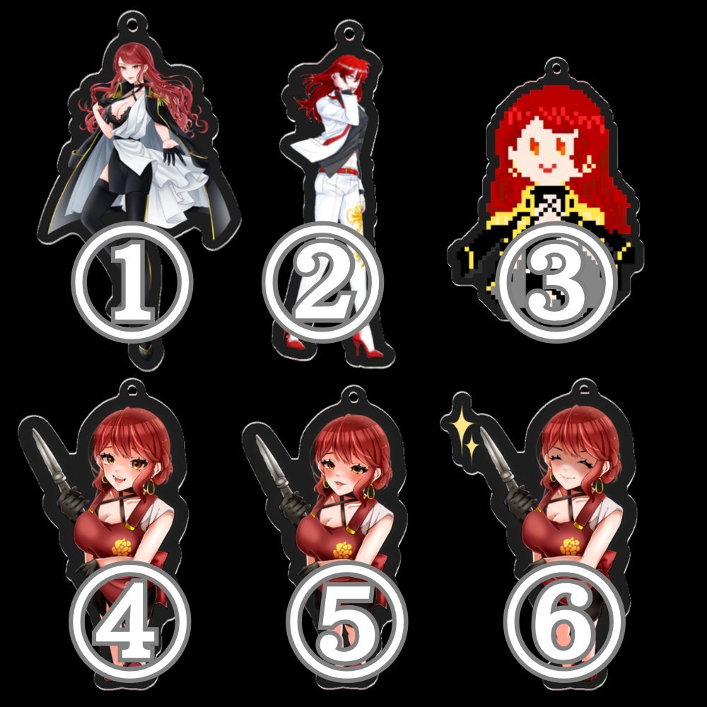 【1部のみ限定1個】アクリルキーホルダー