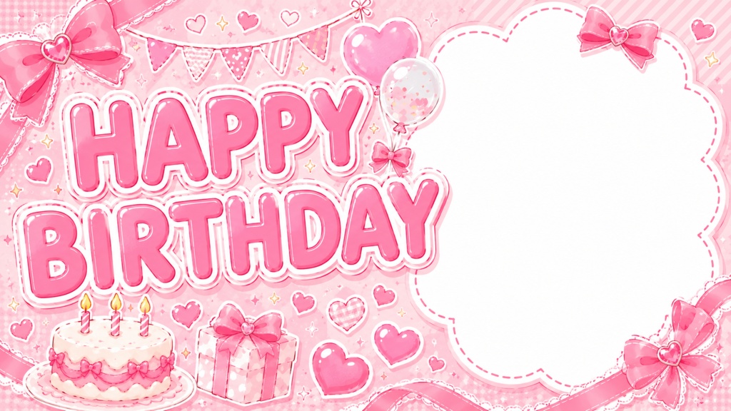 Vtuber用　誕生日サムネイル