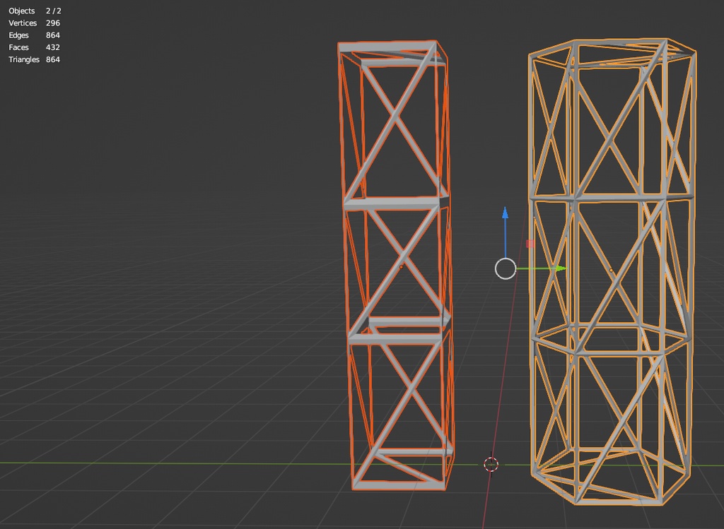Low Poly Truss Pack