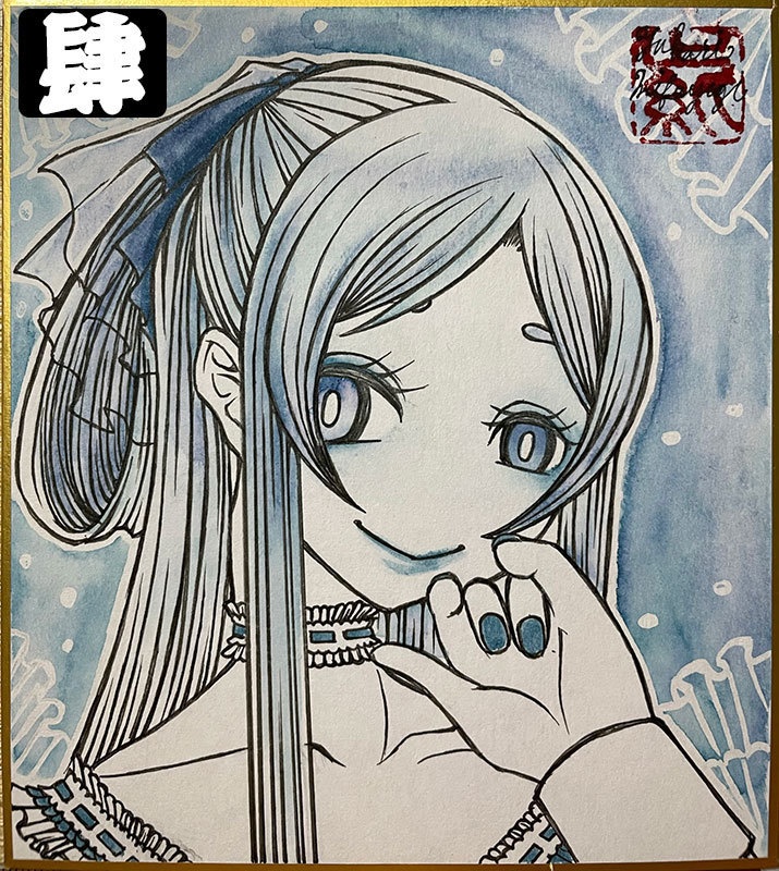 創作ミニ色紙-陸-