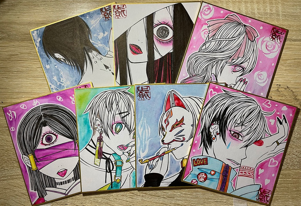 創作ミニ色紙⑳