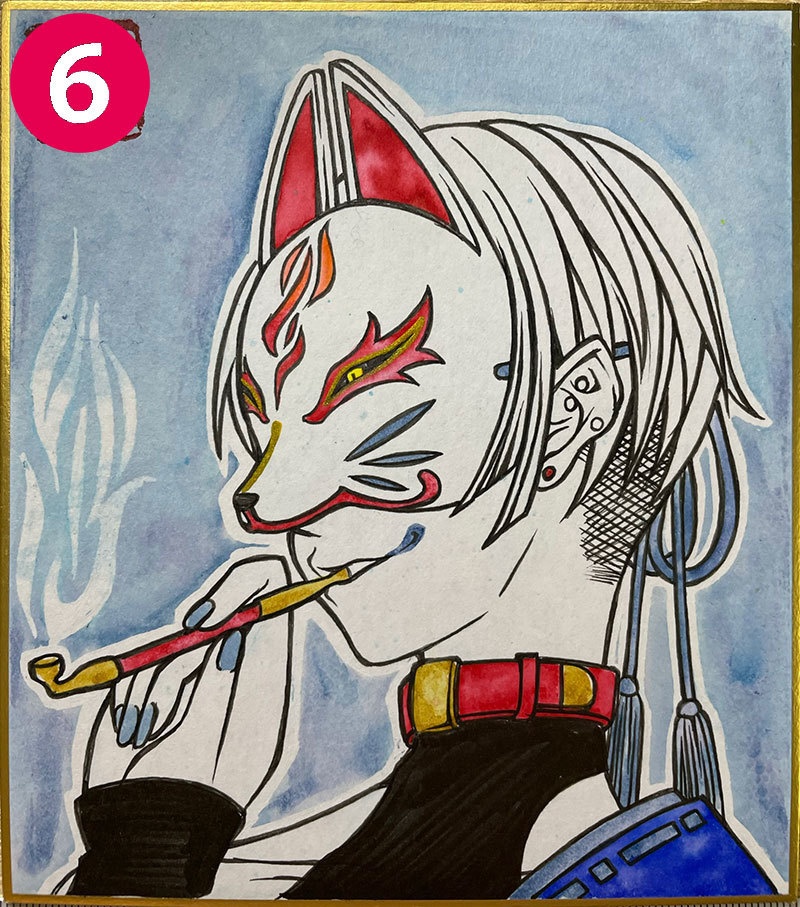 創作ミニ色紙⑳