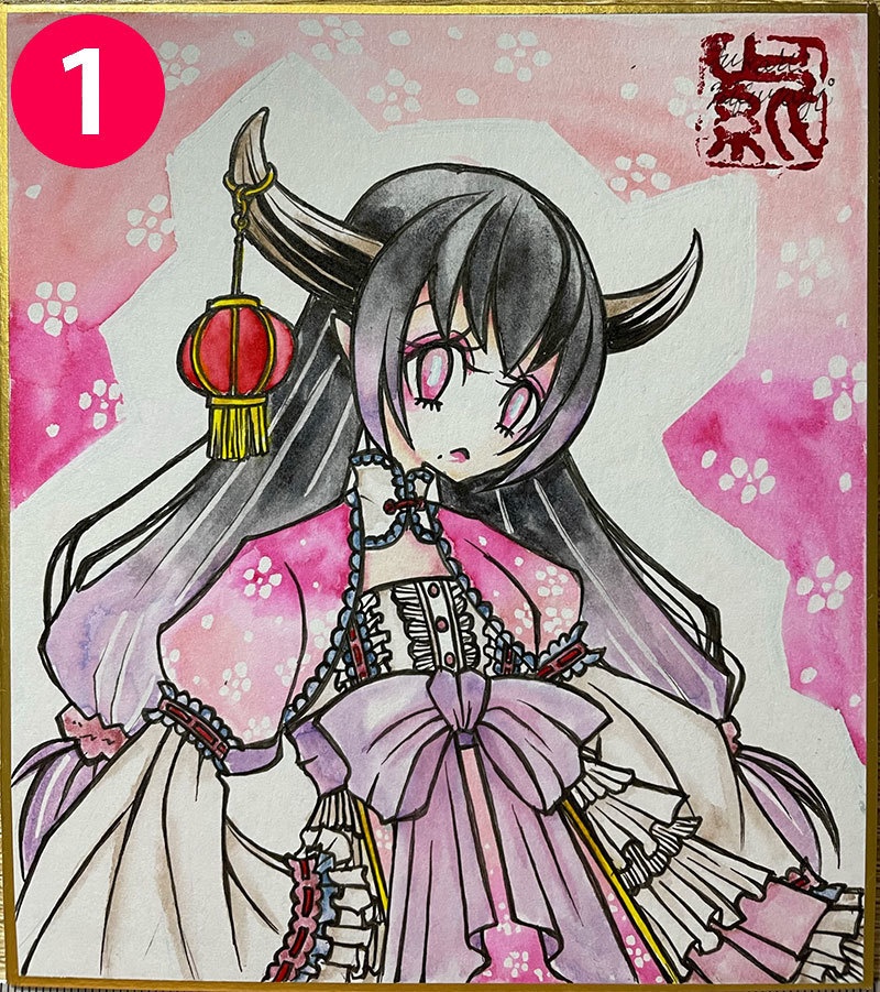 創作ミニ色紙㉑