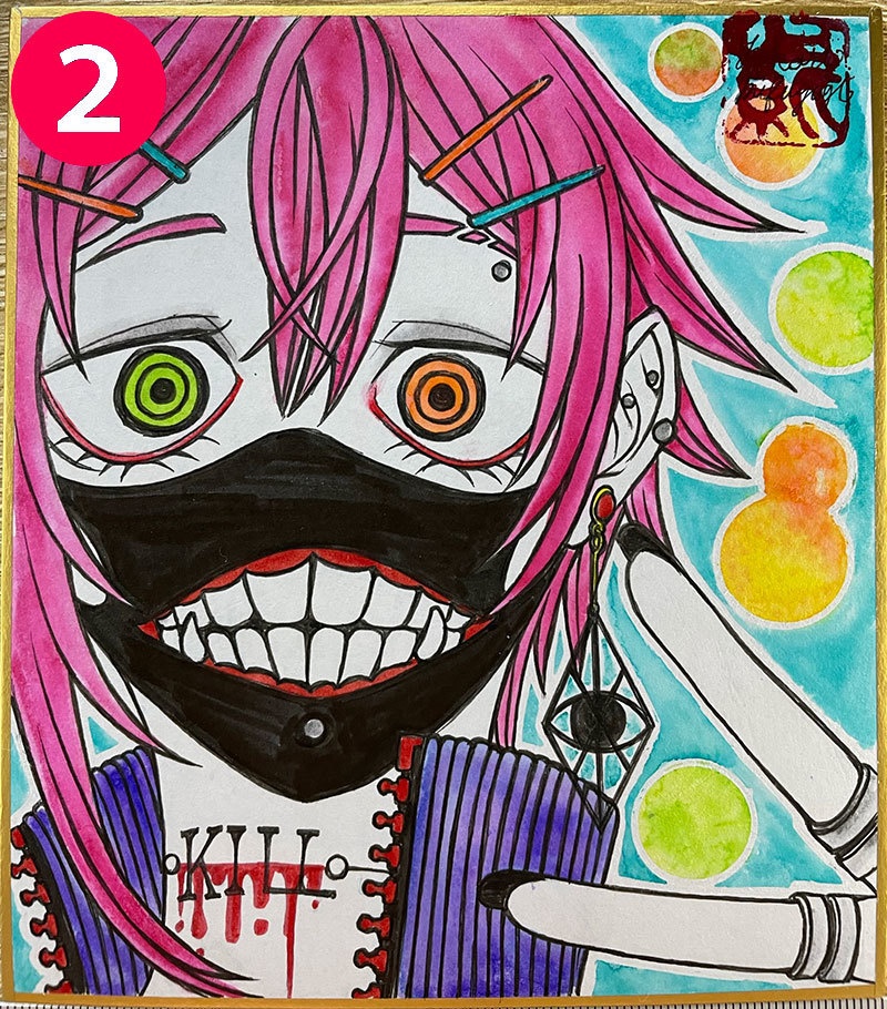 創作ミニ色紙㉓