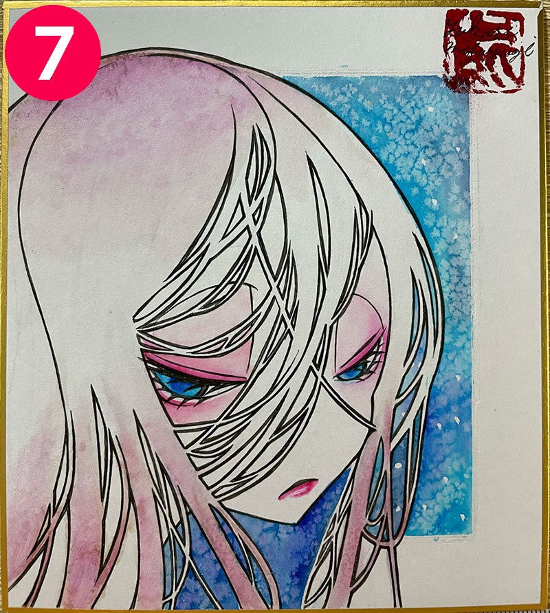 創作ミニ色紙㉓