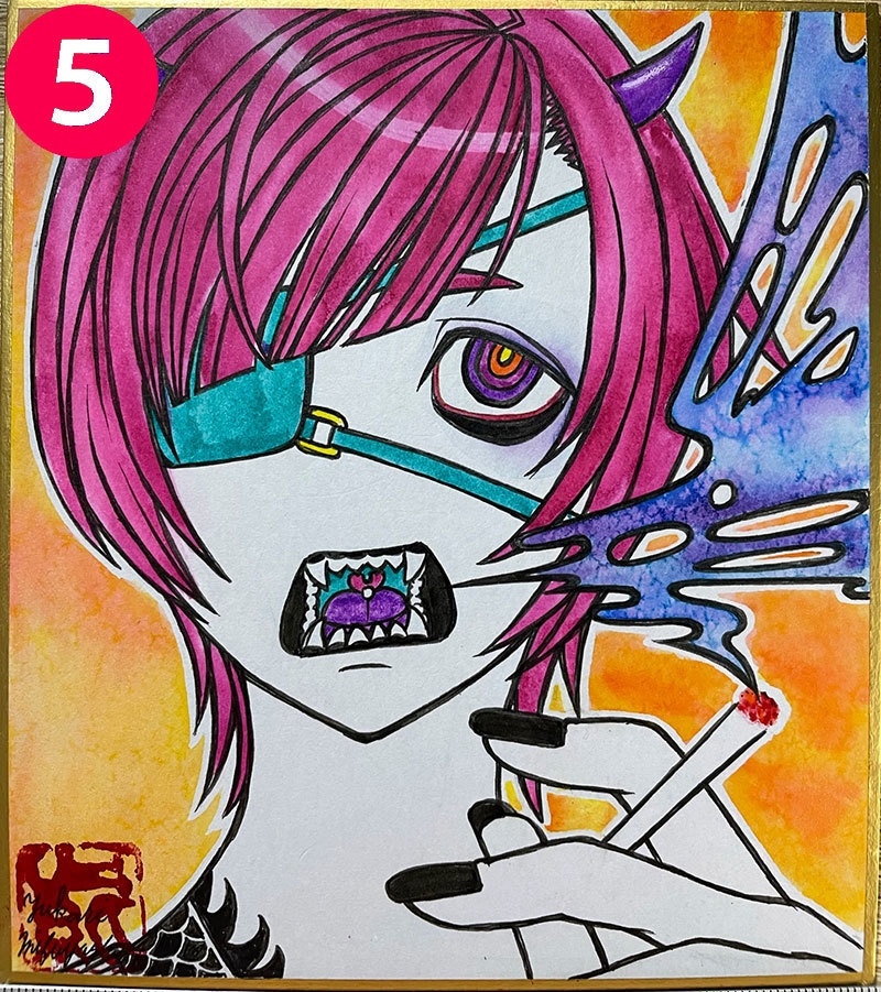 創作ミニ色紙㉔