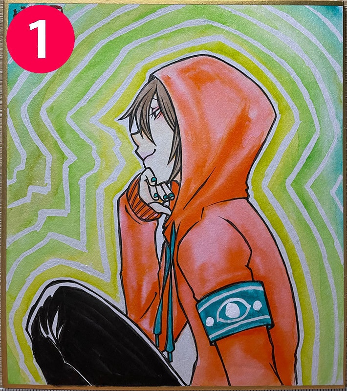 創作ミニ色紙㉘