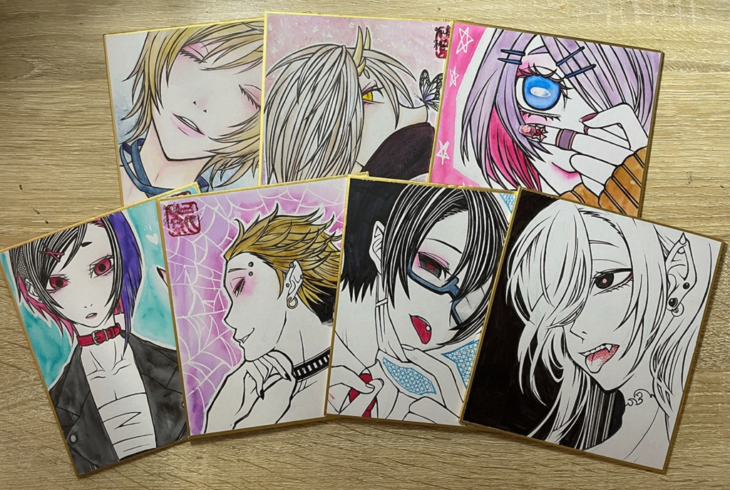 創作ミニ色紙㉛